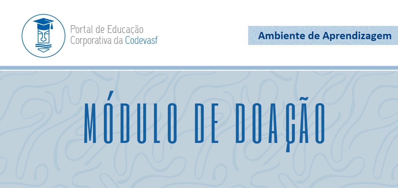 Ambiente de Aprendizagem - Módulo de Doação