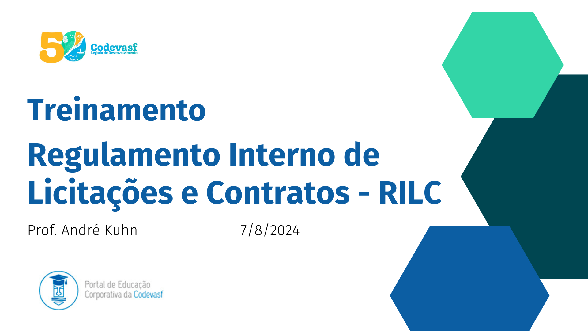 Treinamento Regulamento Interno de Licitações e Contratos