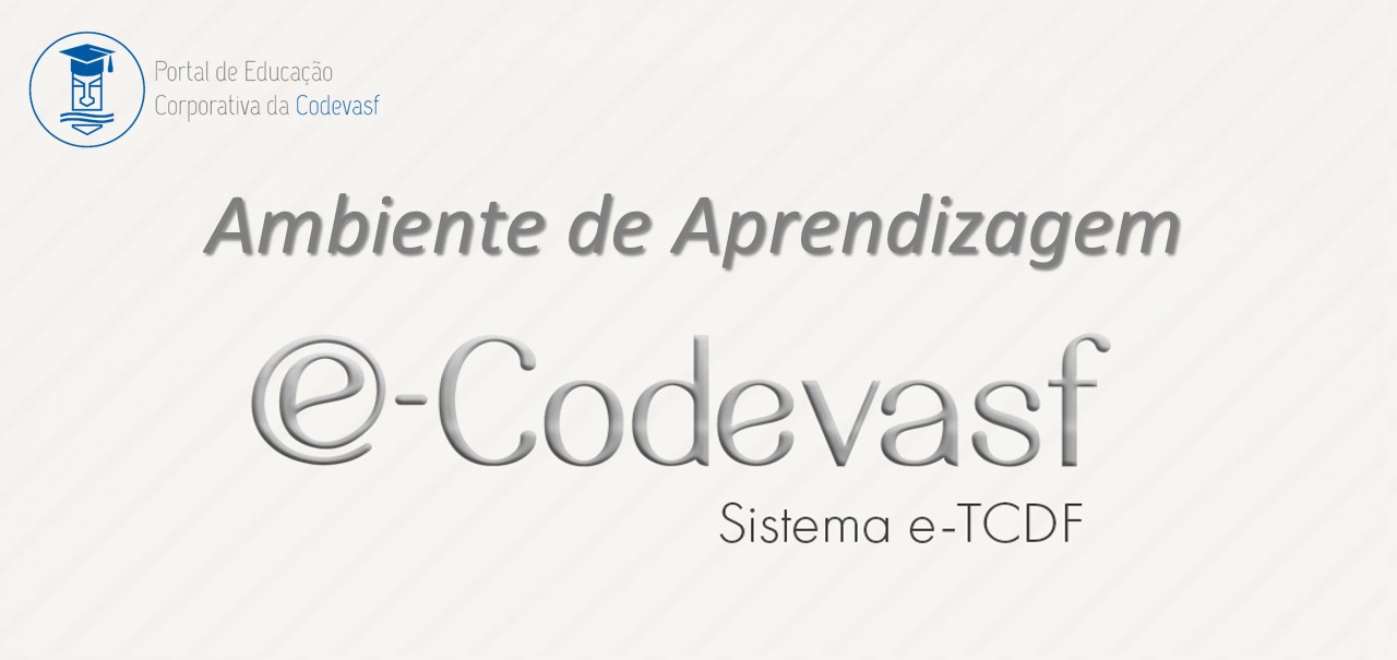 Ambiente de Aprendizagem e-Codevasf - Sistema Eletrônico de Documentos